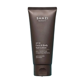Sanzi Face & Body Sun Lotion Spf50 150 ml  hos parfumerihamoghende.dk 